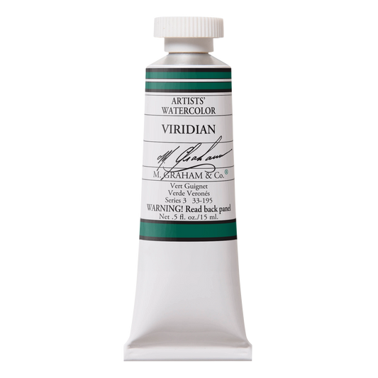 M GRAHAM Viridian .5oz Watercolor