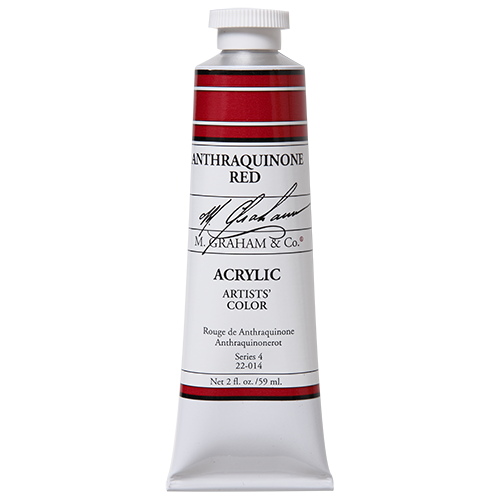 M GRAHAM ANTHRAQUINONE RED 60ML TUBE ACRYLIC