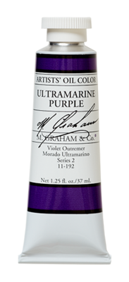 M GRAHAM ULTRAMARINE PURPLE 37ML OIL COLOR