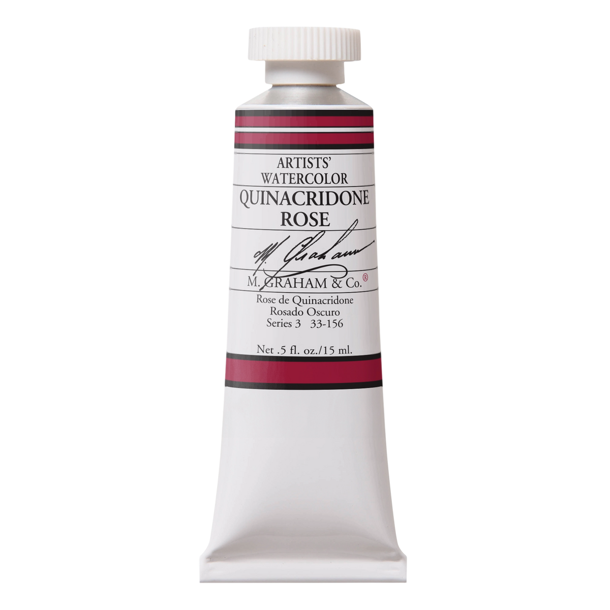 M GRAHAM Quinacridone Rose .5oz Watercolor