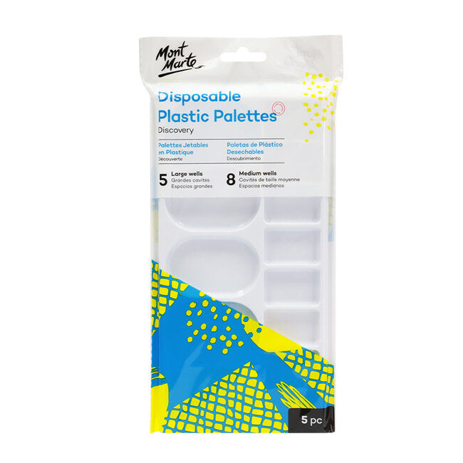 MONT MARTE Disposable Plastic Palettes 5pc