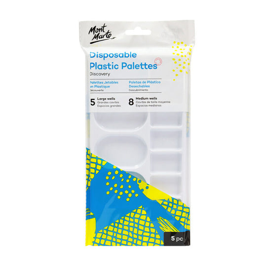 MONT MARTE Disposable Plastic Palettes 5pc