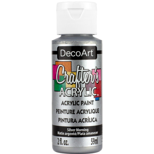DECO ART CRAFTERS ACRYLIC SILVER MORNING 2OZ