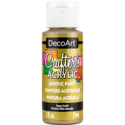 DECO ART CRAFTERS ACRYLIC SPUN GOLD 2OZ